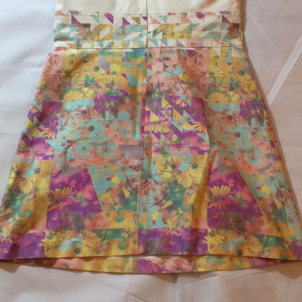 Tibi Structured Print Mini Shift Dress - image 5